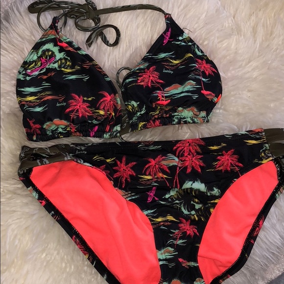 Hurley Other - Tropical printed Hurley Bikini